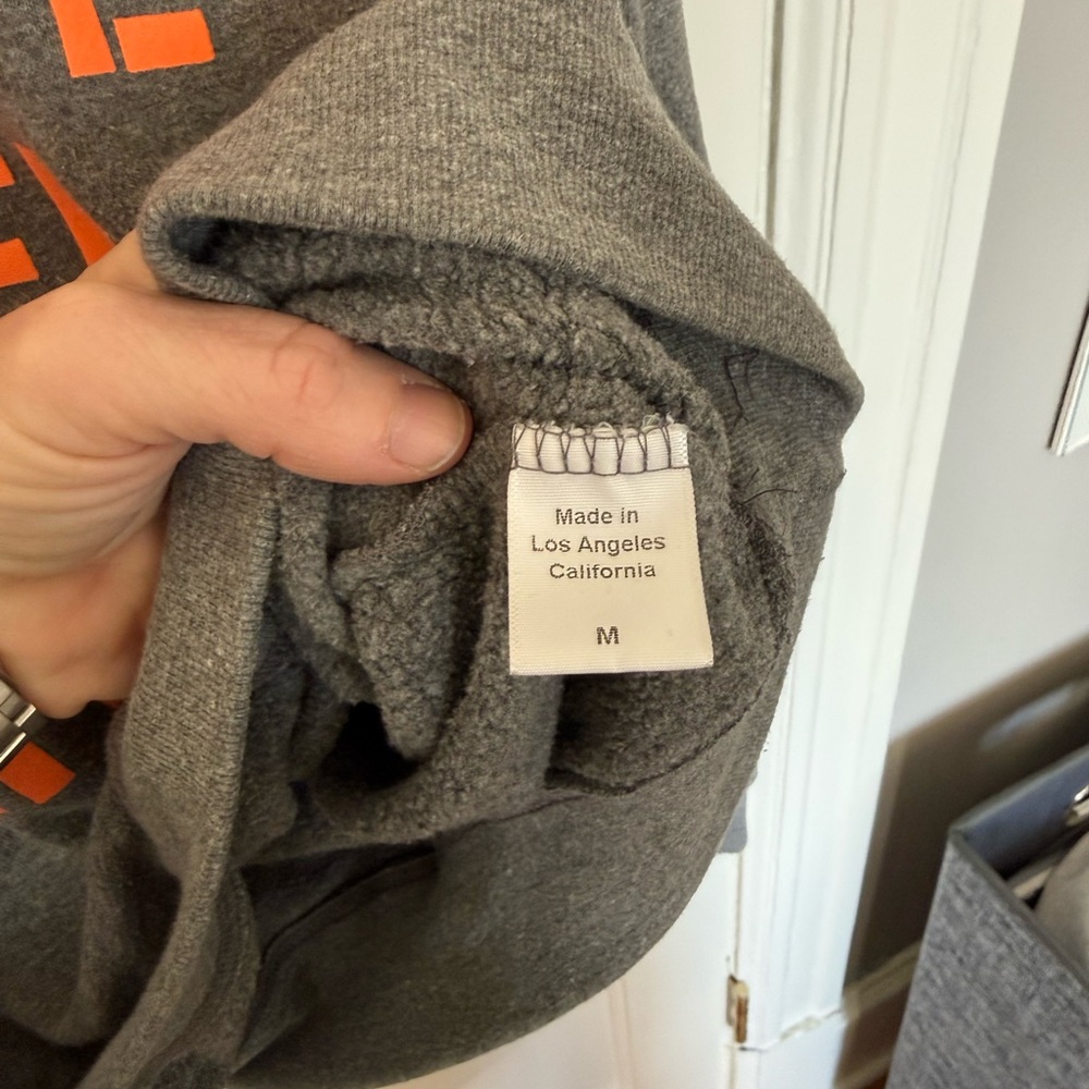 Clare V x EMC Sweatshirt with Orange and Pink Accents - Picture 4 of 4